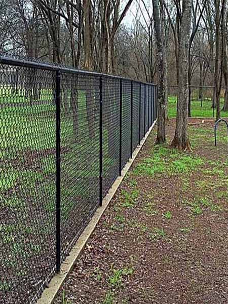 Chain link fence